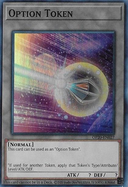 Option Token [OP20-EN027] Super Rare (ONLINE ORDER ONLY)