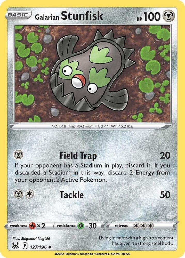 Galarian Stunfisk (127/196) [Sword & Shield: Lost Origin] (Online Only)
