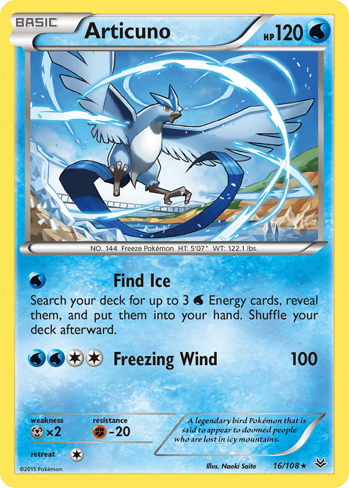Articuno (16/108) [XY: Roaring Skies] (Online Only)