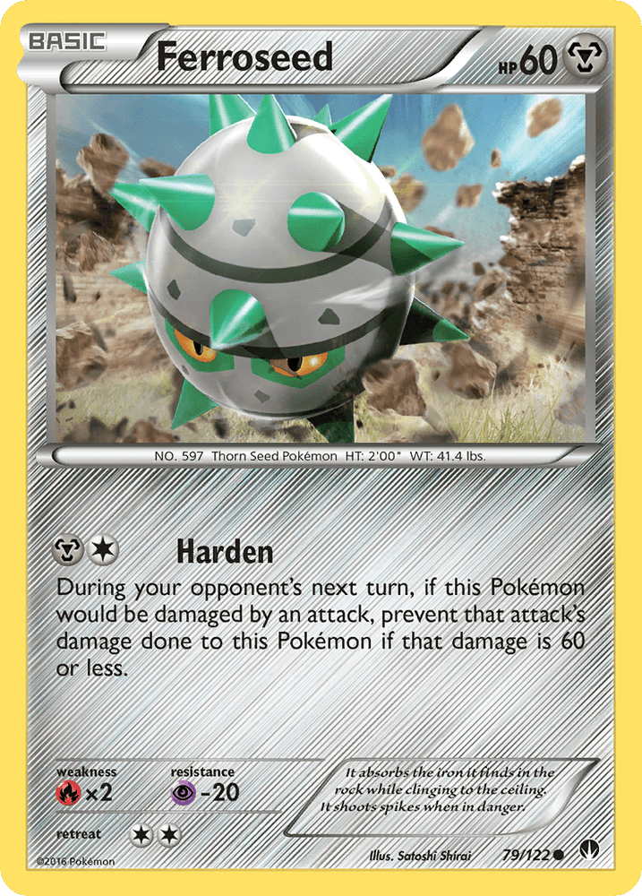 Ferroseed (79/122) [XY: BREAKpoint] (Online Only)