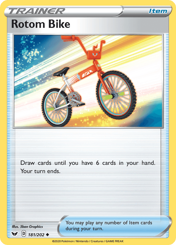 Rotom Bike (181/202) [Sword & Shield: Base Set] (Online Only)