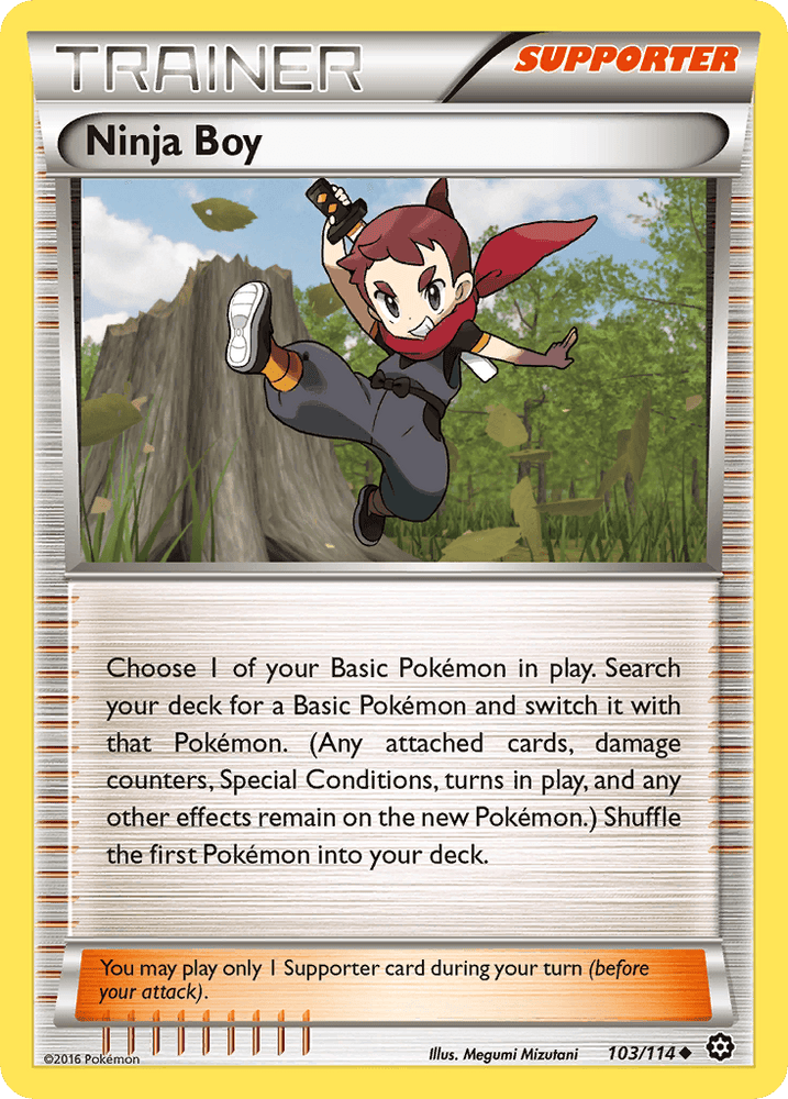 Ninja Boy (103/114) [XY: Steam Siege] (Online Only)