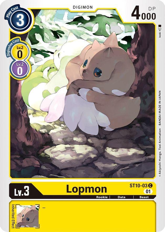 Lopmon [ST10-03] [Starter Deck: Parallel World Tactician] (ONLINE ORDER ONLY)