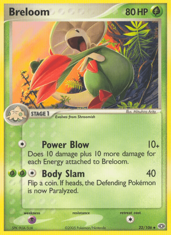 Breloom (22/106) [EX: Emerald] (Online Only)