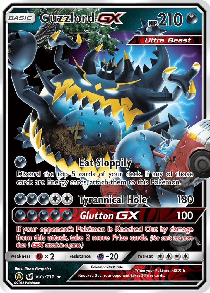 Guzzlord GX (63a/111) [Alternate Art Promos] (Online Only)