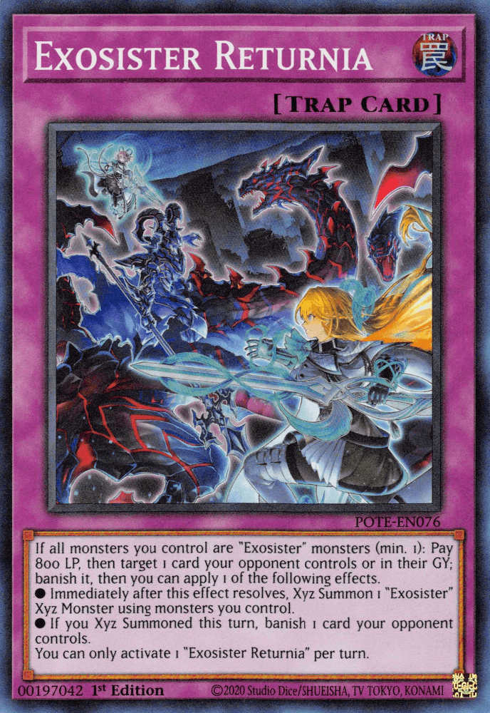 Exosister Returnia [POTE-EN076] Super Rare (ONLINE ORDER ONLY)