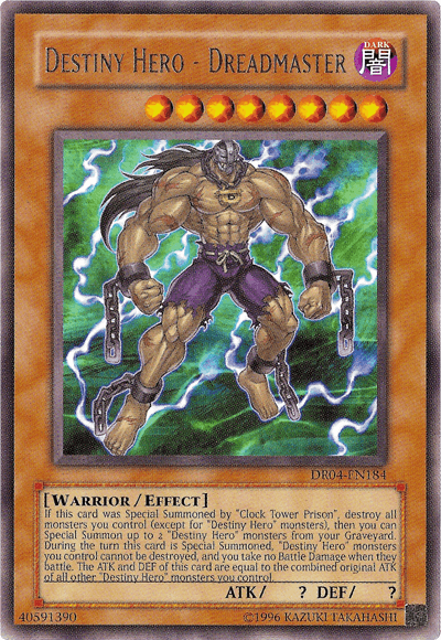 Destiny Hero - Dreadmaster [DR04-EN184] Rare (ONLINE ORDER ONLY)