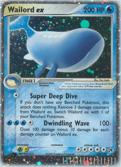 Wailord ex (100/100) [EX: Sandstorm] (Online Only)