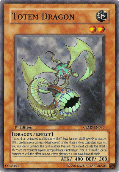 Totem Dragon [CRMS-EN085] Super Rare (ONLINE ORDER ONLY)