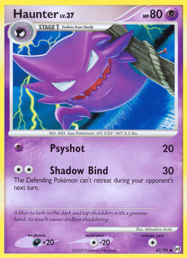 Haunter (42/99) [Platinum: Arceus] (Online Only)