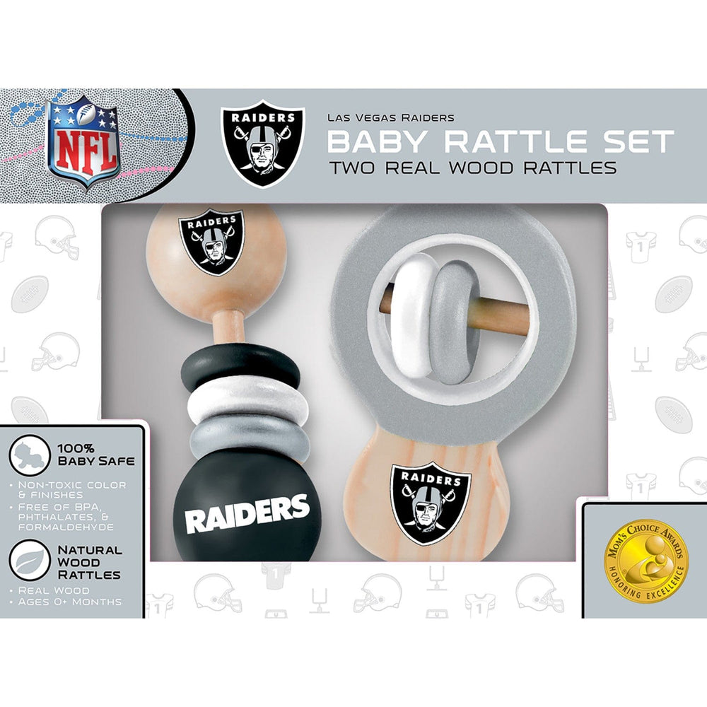 Las Vegas Raiders - Baby Rattles 2-Pack (ONLINE ORDER ONLY)