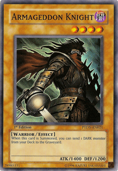 Armageddon Knight [PTDN-EN021] Super Rare (ONLINE ORDER ONLY)