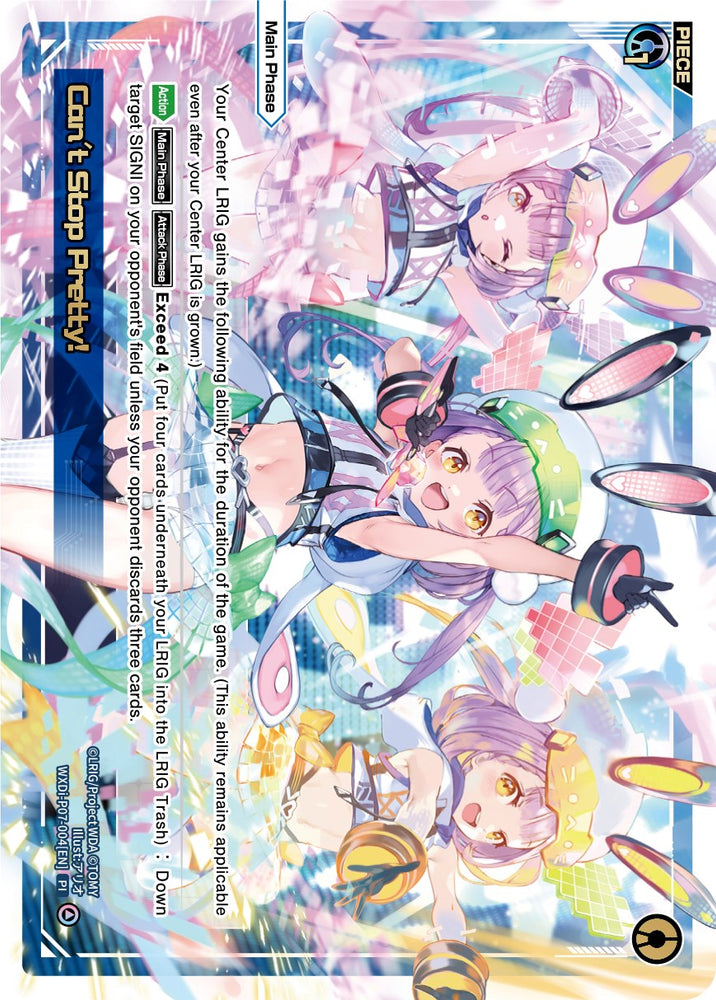 Can't Stop Pretty! (WXDi-P07-004[EN]) [Welcome Back Diva -Lostorage-]