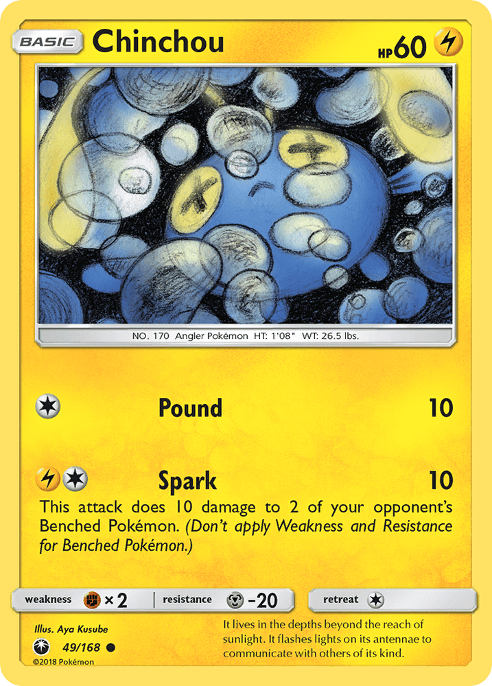 Chinchou (49/168) [Sun & Moon: Celestial Storm] (Online Only)