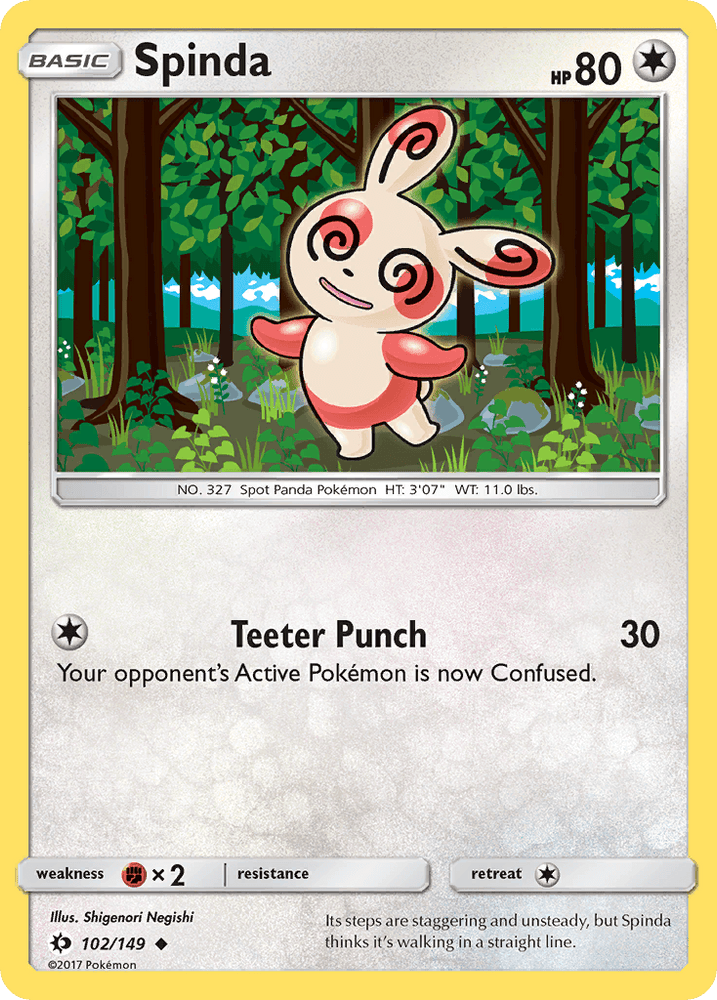 Spinda (102/149) [Sun & Moon: Base Set] (Online Only)