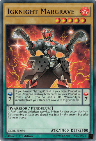 Igknight Margrave [CORE-EN030] Common (ONLINE ORDER ONLY)