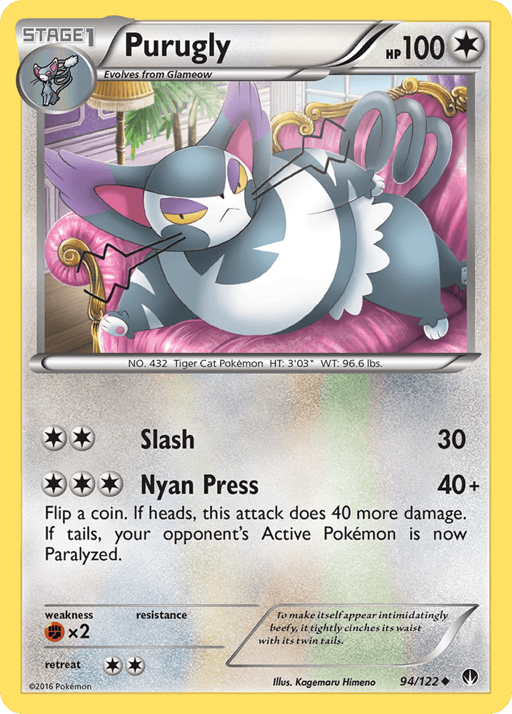 Purugly (94/122) [XY: BREAKpoint] (Online Only)