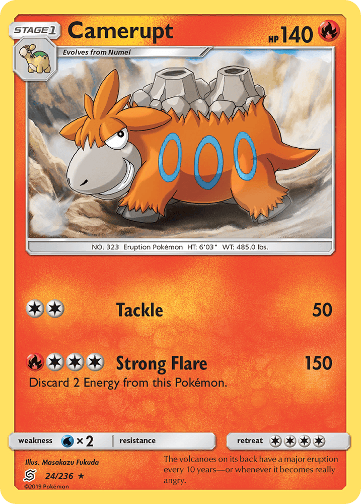 Camerupt (24/236) [Sun & Moon: Unified Minds] (Online Only)