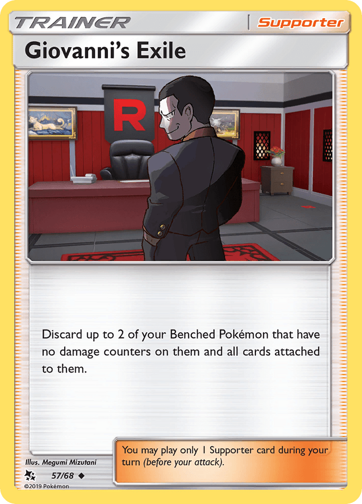Giovanni's Exile (57/68) [Sun & Moon: Hidden Fates] (Online Only)