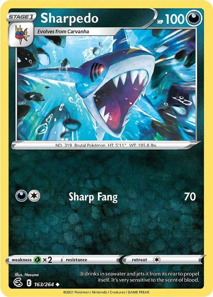 Sharpedo (163/264) [Sword & Shield: Fusion Strike] (Online Only)