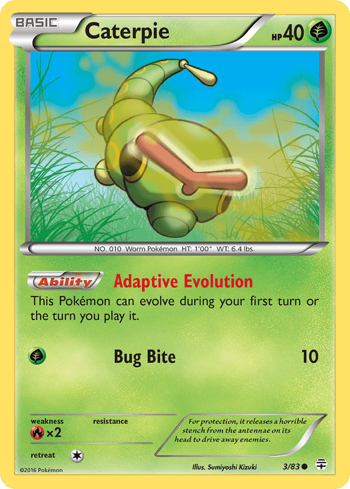 Caterpie (3/83) [XY: Generations] (Online Only)