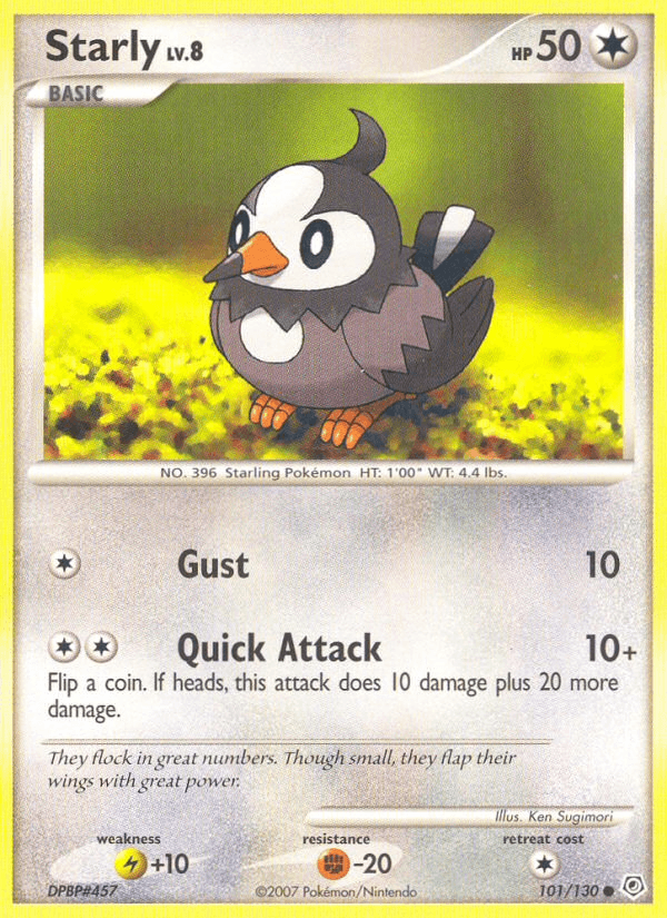 Starly (101/130) [Diamond & Pearl: Base Set] (Online Only)
