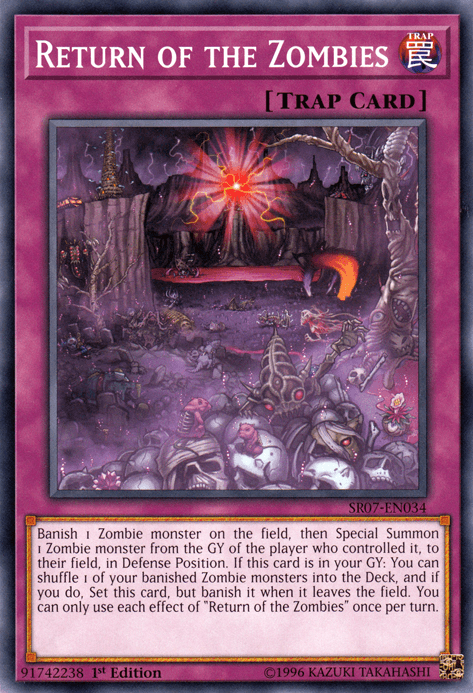 Return of the Zombies [SR07-EN034] Common (ONLINE ORDER ONLY)