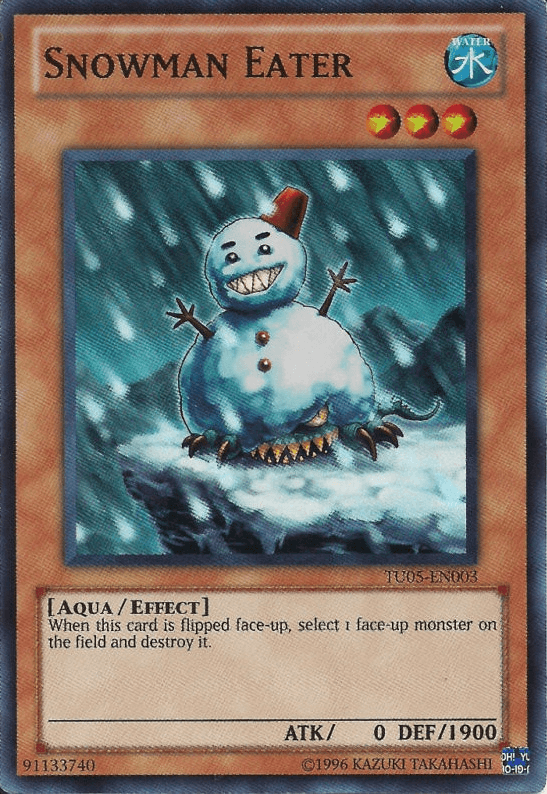 Snowman Eater [TU05-EN003] Super Rare (ONLINE ORDER ONLY)