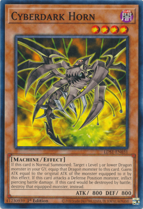 Cyberdark Horn [LDS1-EN031] Common (ONLINE ORDER ONLY)