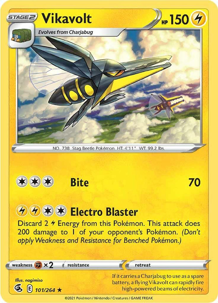 Vikavolt (101/264) [Sword & Shield: Fusion Strike] (Online Only)