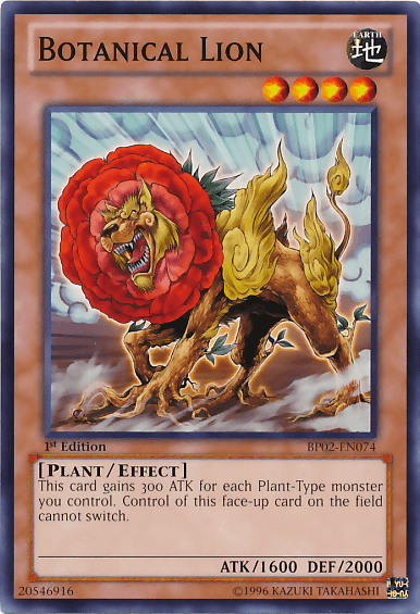 Botanical Lion [BP02-EN074] Common (ONLINE ORDER ONLY)