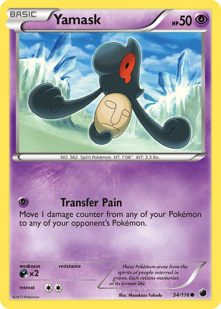 Yamask (54/116) [Black & White: Plasma Freeze] (Online Only)