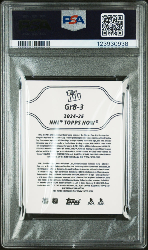 Graded 2024 Topps Now Alex Ovechkin #3 The GR8 Chase Sticker Hockey Card PSA 9 Mint (ONLINE ORDER ONLY)
