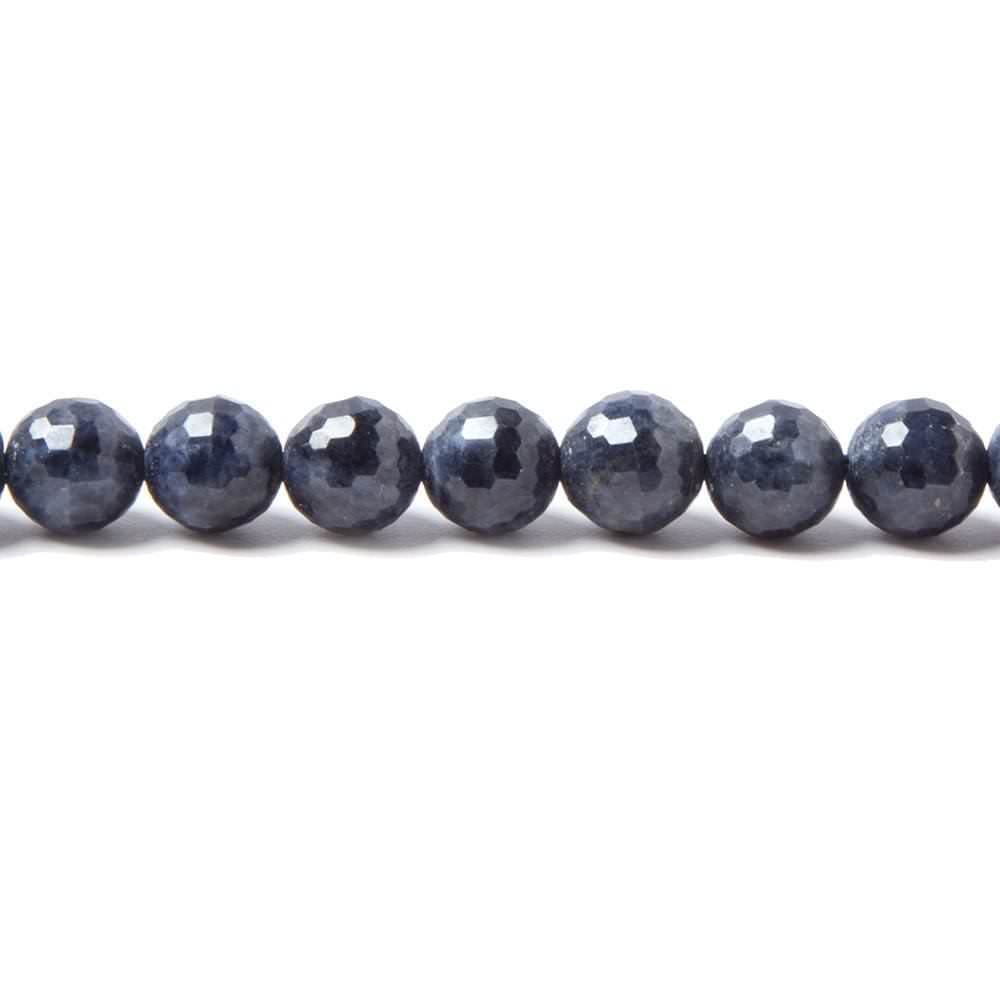 7mm Blue Sapphire faceted rounds 8 inch 26 beads (ONLINE ORDER ONLY)