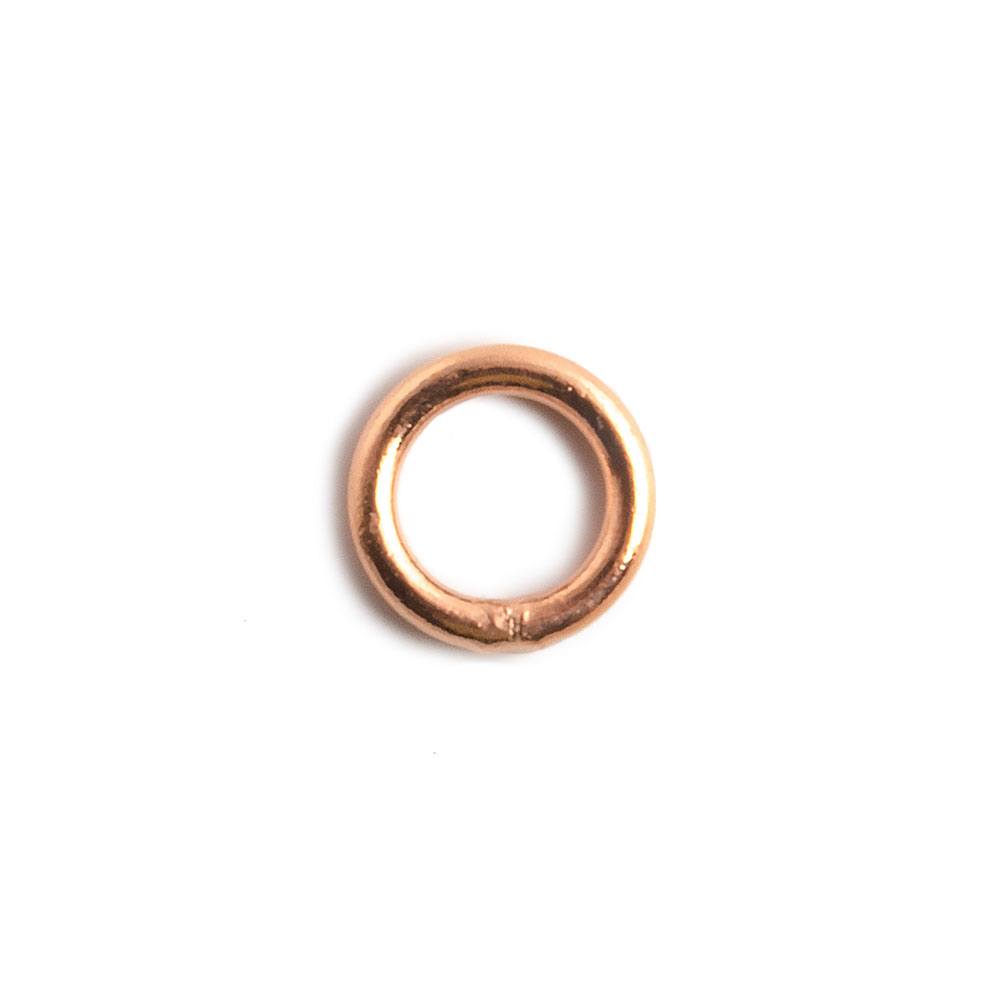 7mm Copper Plain Closed Jumpring 50 pieces (ONLINE ORDER ONLY)