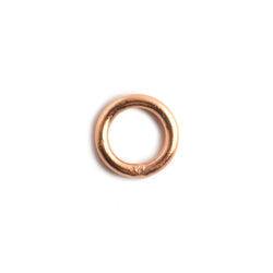 7mm Copper Plain Closed Jumpring 50 pieces (ONLINE ORDER ONLY)