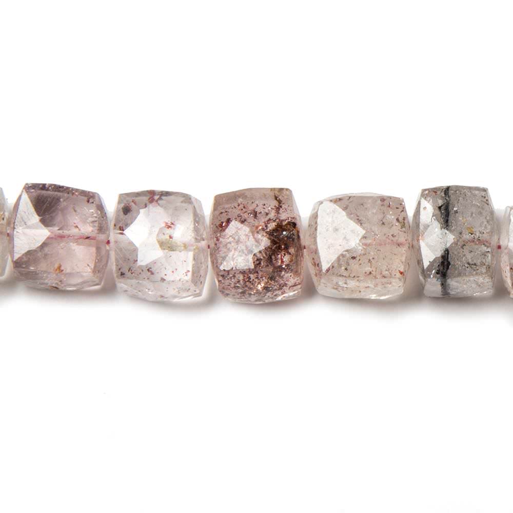 7mm Lepidocrocite Faceted Cube Beads 30 beads 8 inches (ONLINE ORDER ONLY)