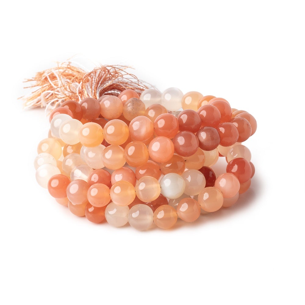7mm Multi Color Moonstone Plain Round Beads 16 inch 57 beads (ONLINE ORDER ONLY)