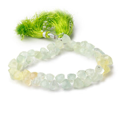 7mm Prehnite Top Drilled Trillion 8 inch 56 pieces (ONLINE ORDER ONLY)