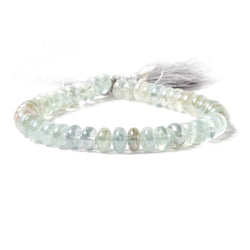 7mm Silver Mystic Multi Beryl plain rondelles 8 inch 47 beads (ONLINE ORDER ONLY)