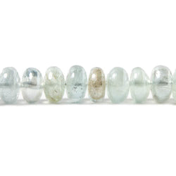 7mm Silver Mystic Multi Beryl plain rondelles 8 inch 47 beads (ONLINE ORDER ONLY)