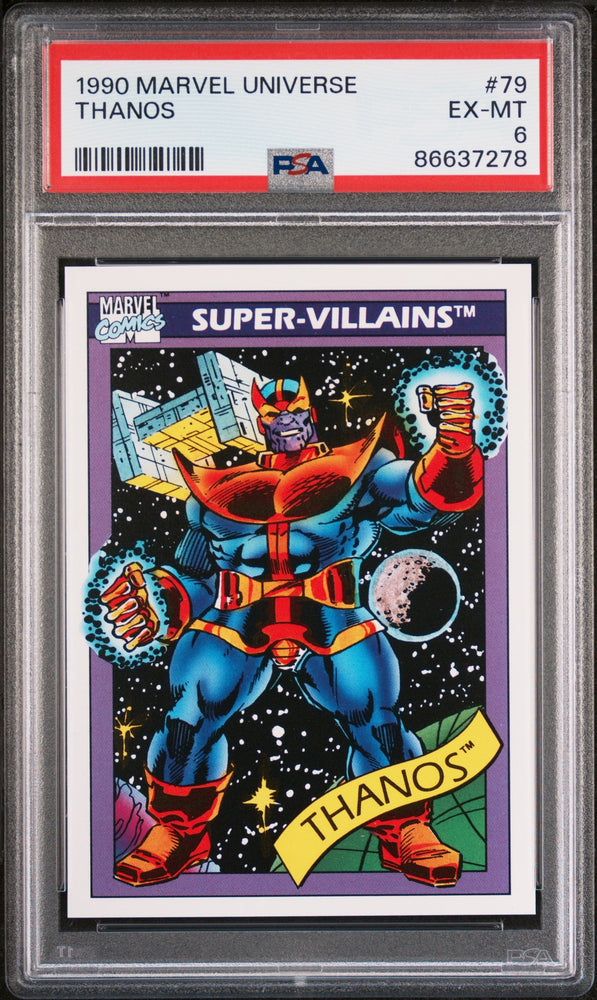 1990 MARVEL UNIVERSE THANOS  #79 - PSA 6 (Online Order Only)