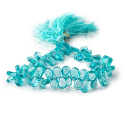 7x5-10x6mm Apatite Plain Pear Beads 9 inch 78 pieces (ONLINE ORDER ONLY)