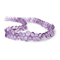 7x5-13x11mm Amethyst Plain Pear Beads 17.5 inch 128 pieces