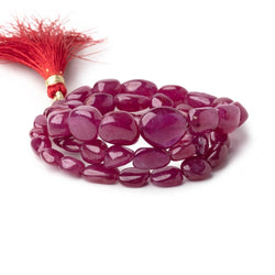 7x5-13x11mm Ruby Plain Nugget Beads 16 inch 48 pieces (ONLINE ORDER ONLY)