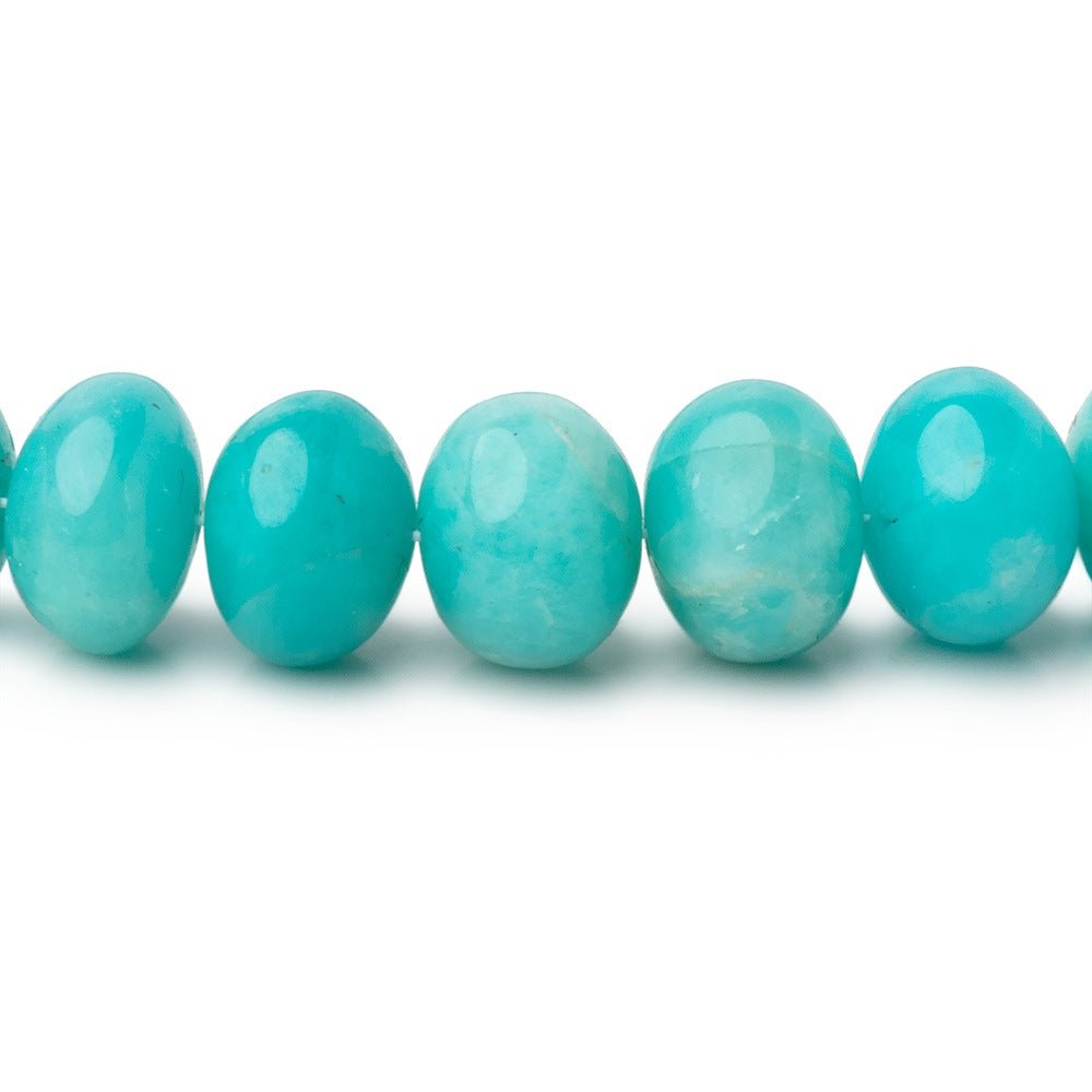 8-9mm Amazonite Plain Rondelle Beads 18 inch 80 pieces AAA (ONLINE ORDER ONLY)