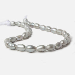 8-9mm Silver Baroque large hole Freshwater Pearls 16 inch 32 pieces (ONLINE ORDER ONLY)