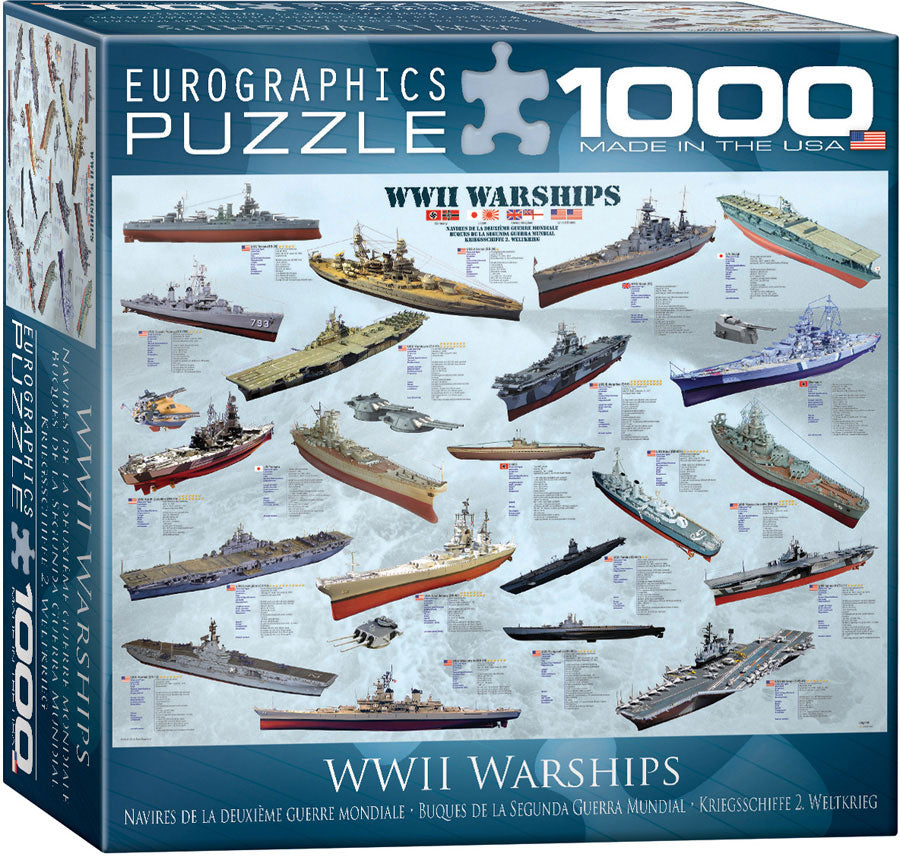 Puzzle: Sea & Land Transportation - WWII War Ships (ONLINE ORDER ONLY)