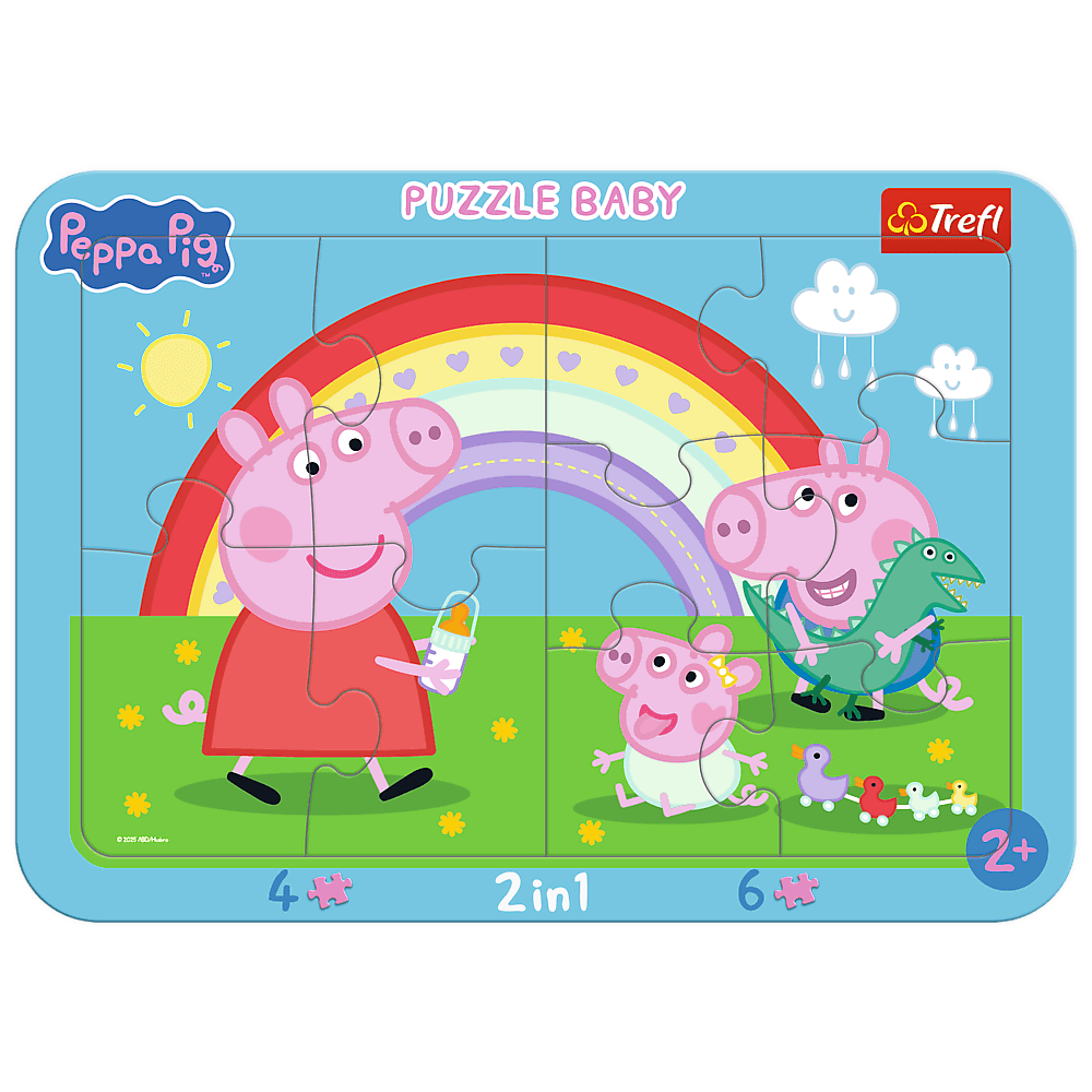 Trefl Baby Frame Peppa Pig Little Peppa 15 Piece Puzzle (ONLINE ORDER ONLY)