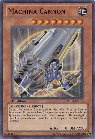 Machina Cannon [PRC1-EN011] Super Rare (ONLINE ORDER ONLY)